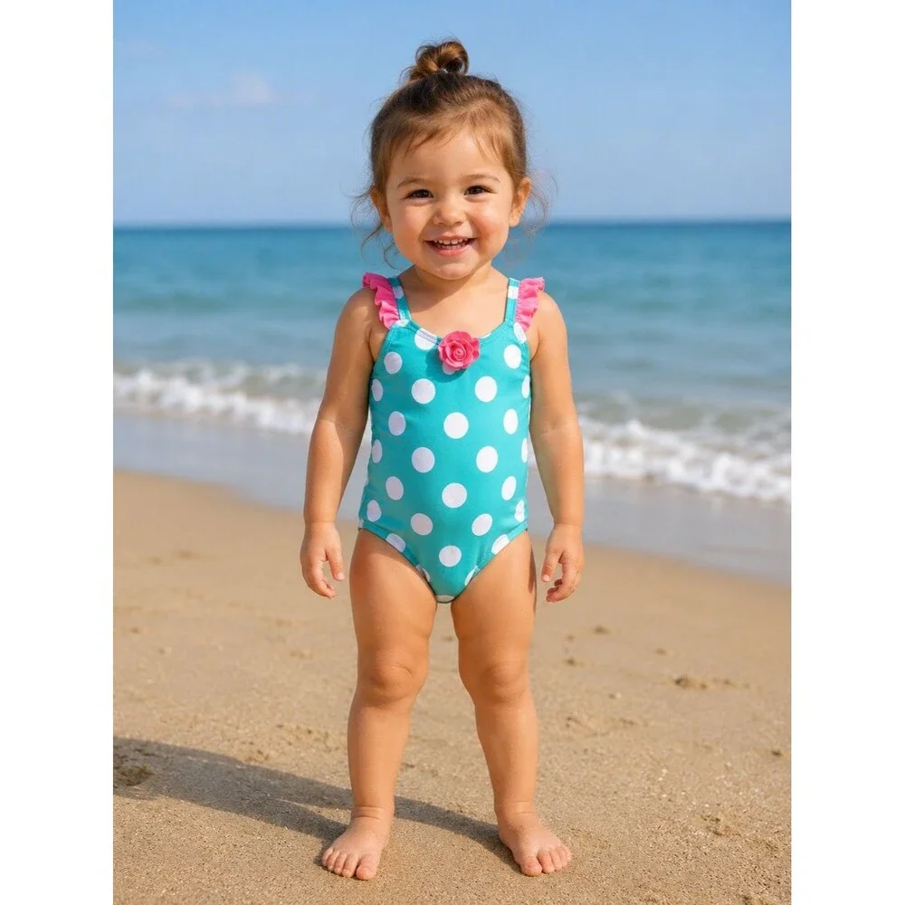 CIRCO Baby Toddler Girls One piece Swimsuit Swim wear Bathing suit Summer 12M
